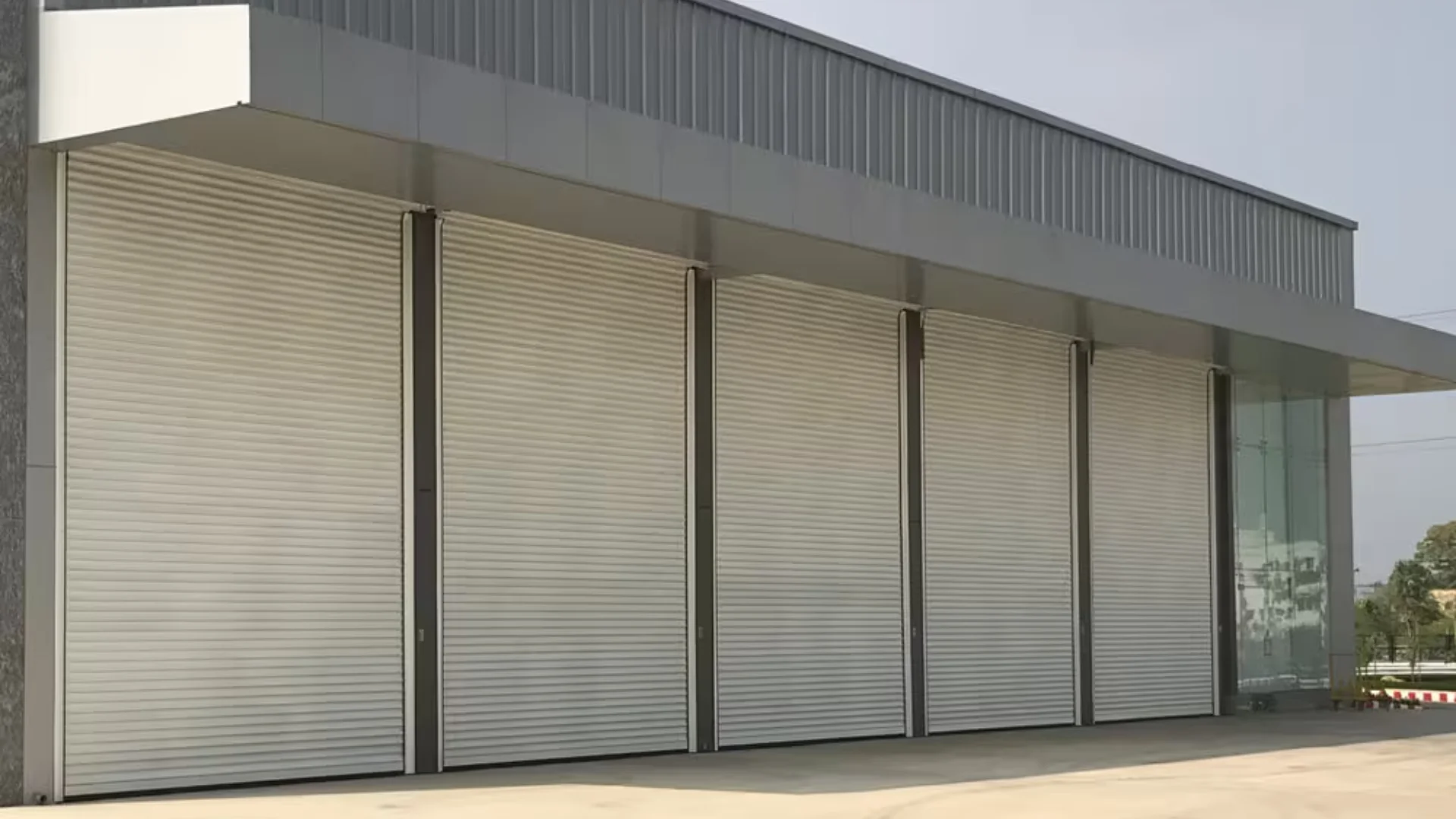 Aluminium Motorized Rolling Shutters